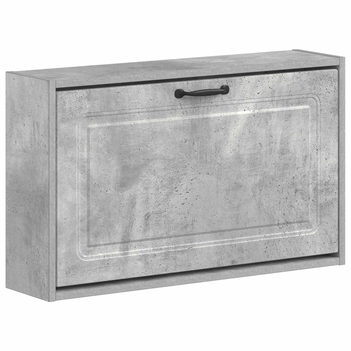 vidaXL Wall-Mounted Shoe Cabinet UTRECHT 71 x 17 x 43 cm Concrete Grey