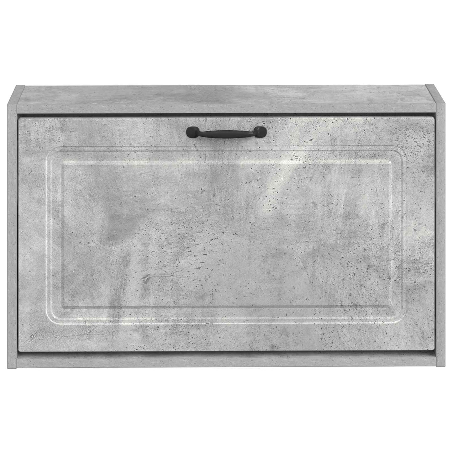 vidaXL Wall-Mounted Shoe Cabinet UTRECHT 71 x 17 x 43 cm Concrete Grey