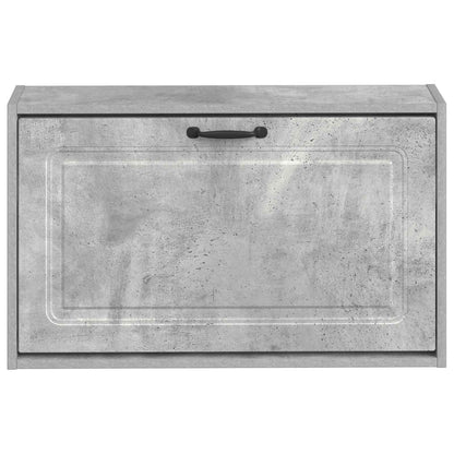 vidaXL Wall-Mounted Shoe Cabinet UTRECHT 71 x 17 x 43 cm Concrete Grey