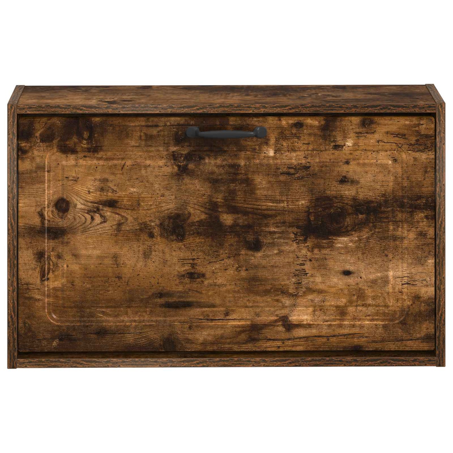 vidaXL Wall-Mounted Shoe Cabinet UTRECHT 71 x 17 x 43 cm Smoked Oak