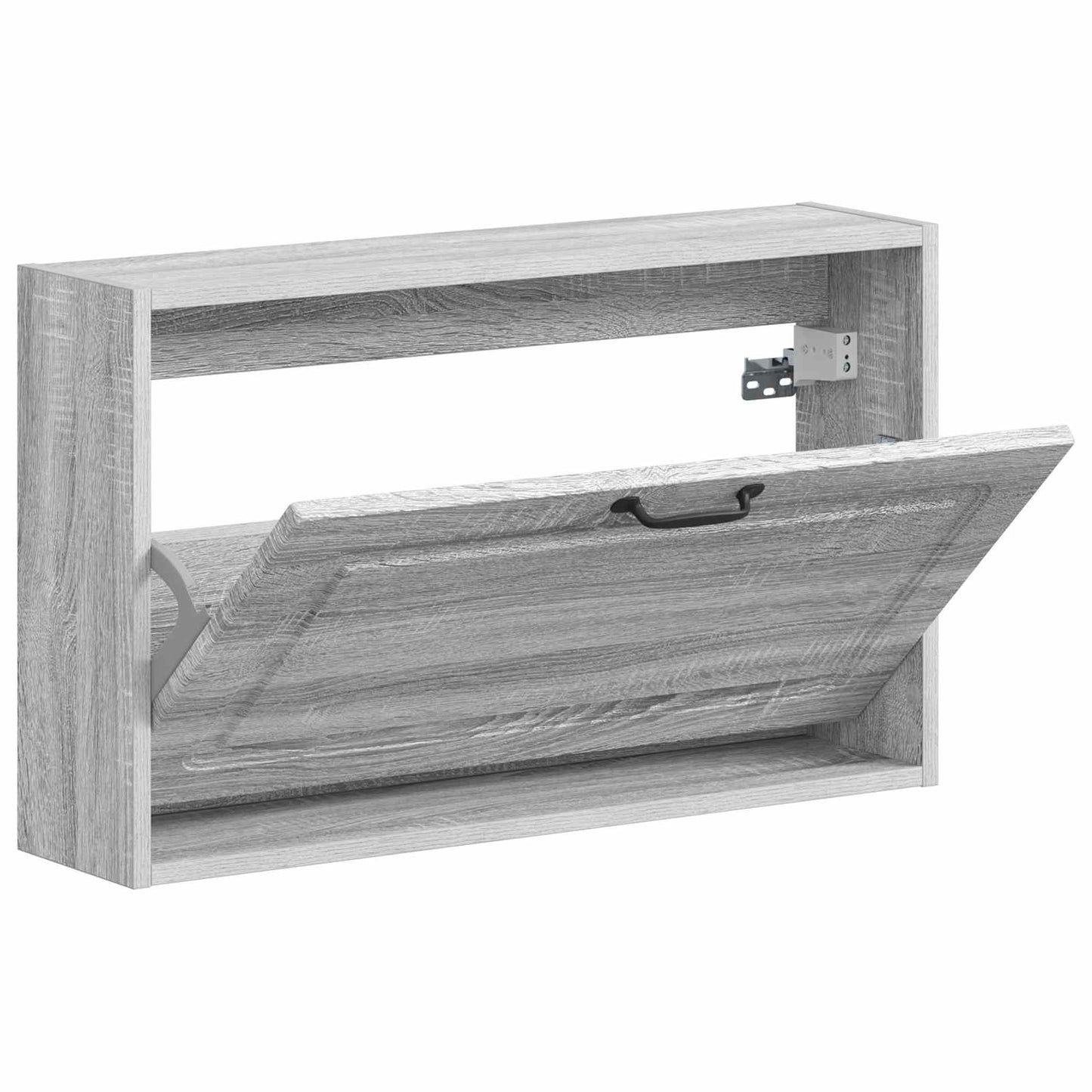 vidaXL Wall-Mounted Shoe Cabinet UTRECHT 71 x 17 x 43 cm Grey Sonoma