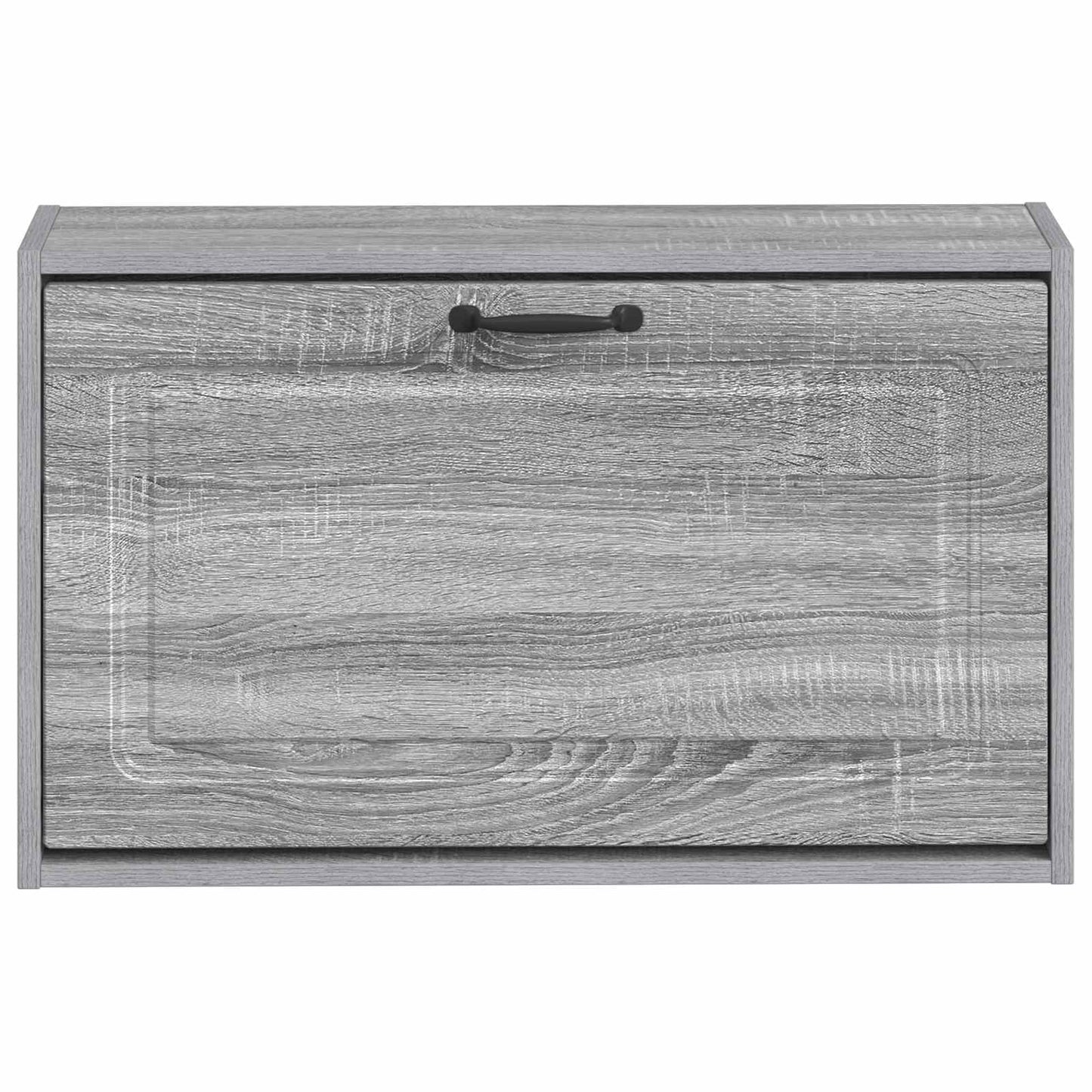 vidaXL Wall-Mounted Shoe Cabinet UTRECHT 71 x 17 x 43 cm Grey Sonoma