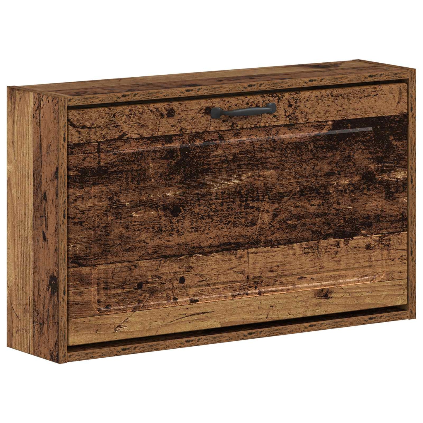 vidaXL Wall-Mounted Shoe Cabinet UTRECHT 71 x 17 x 43 cm Old Wood