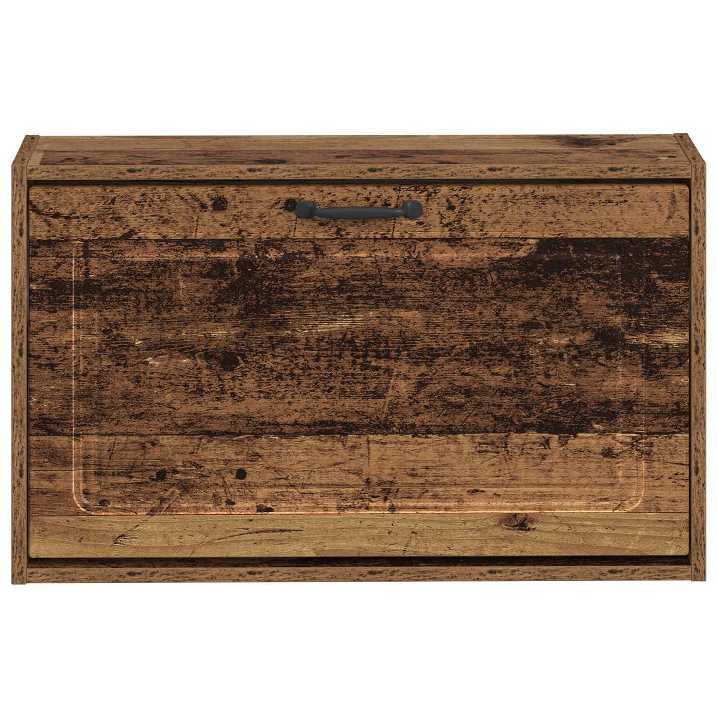 vidaXL Wall-Mounted Shoe Cabinet UTRECHT 71 x 17 x 43 cm Old Wood