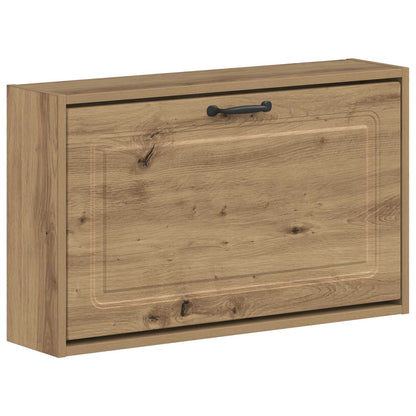 vidaXL Wall-Mounted Shoe Cabinet UTRECHT 71 x 17 x 43 cm Artisan Oak