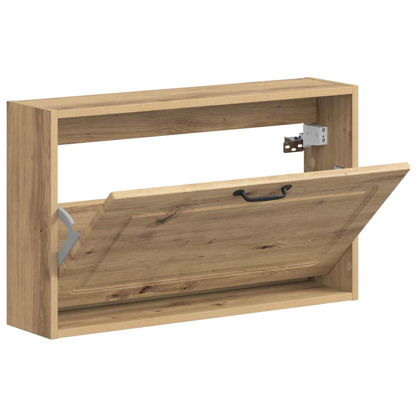 vidaXL Wall-Mounted Shoe Cabinet UTRECHT 71 x 17 x 43 cm Artisan Oak