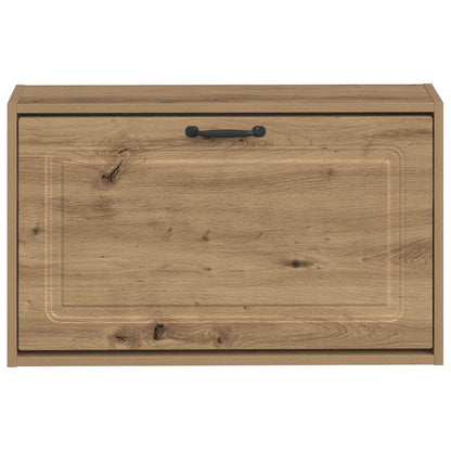 vidaXL Wall-Mounted Shoe Cabinet UTRECHT 71 x 17 x 43 cm Artisan Oak