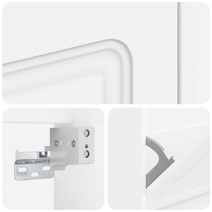 vidaXL Wall-Mounted Shoe Cabinet UTRECHT 71 x 17 x 86 cm White