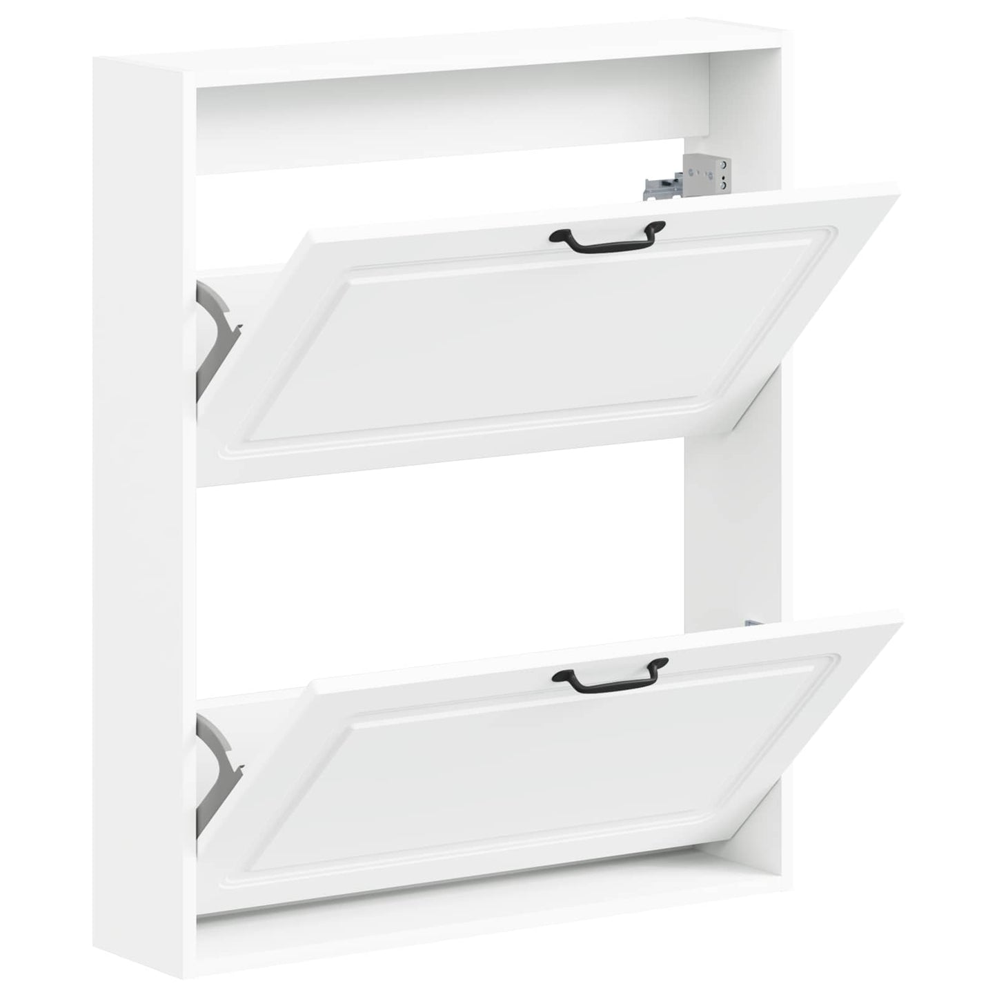 vidaXL Wall-Mounted Shoe Cabinet UTRECHT 71 x 17 x 86 cm White