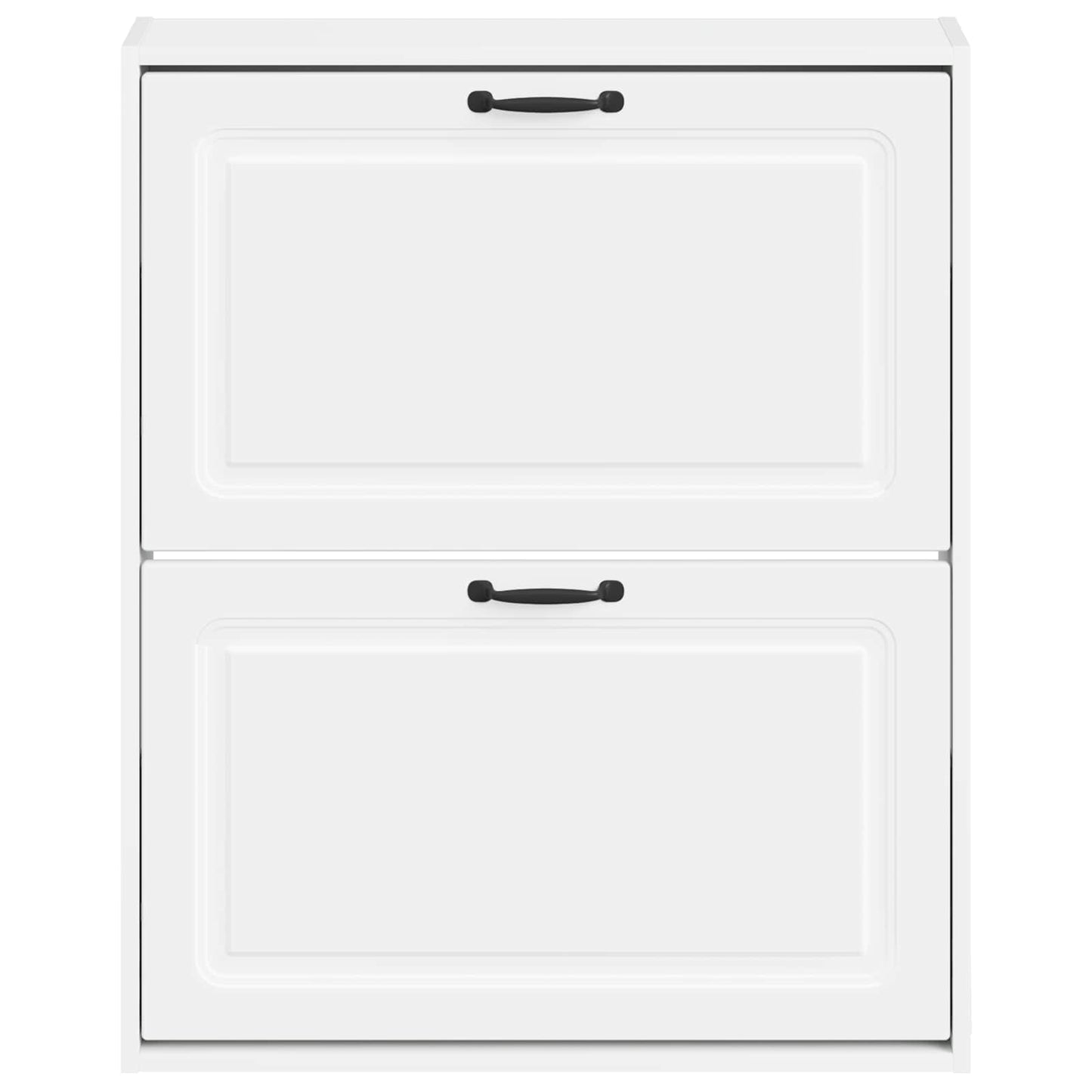 vidaXL Wall-Mounted Shoe Cabinet UTRECHT 71 x 17 x 86 cm White