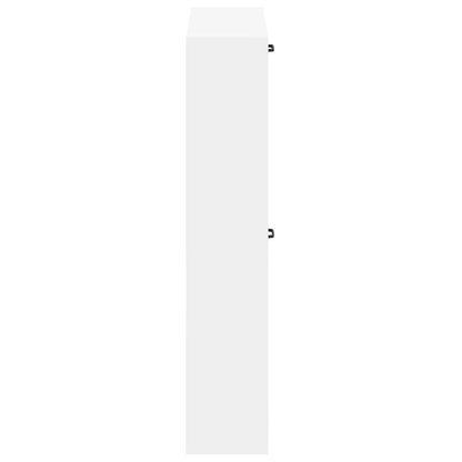 vidaXL Wall-Mounted Shoe Cabinet UTRECHT 71 x 17 x 86 cm White