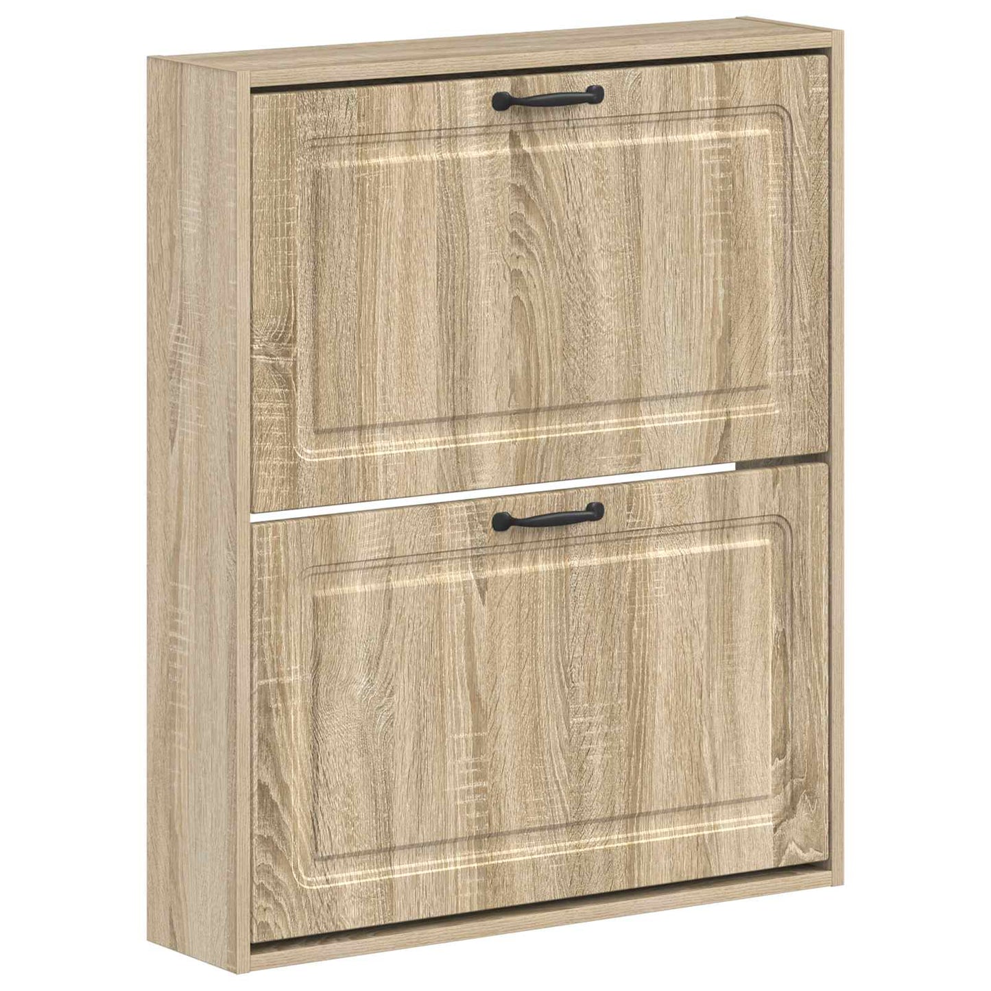 vidaXL Wall-Mounted Shoe Cabinet UTRECHT 71 x 17 x 86 cm Sonoma Oak