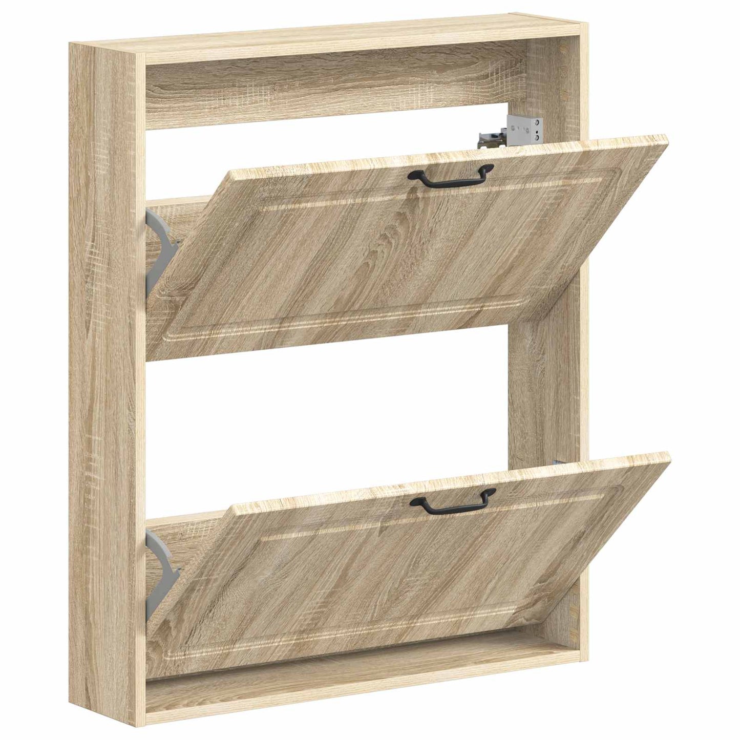 vidaXL Wall-Mounted Shoe Cabinet UTRECHT 71 x 17 x 86 cm Sonoma Oak