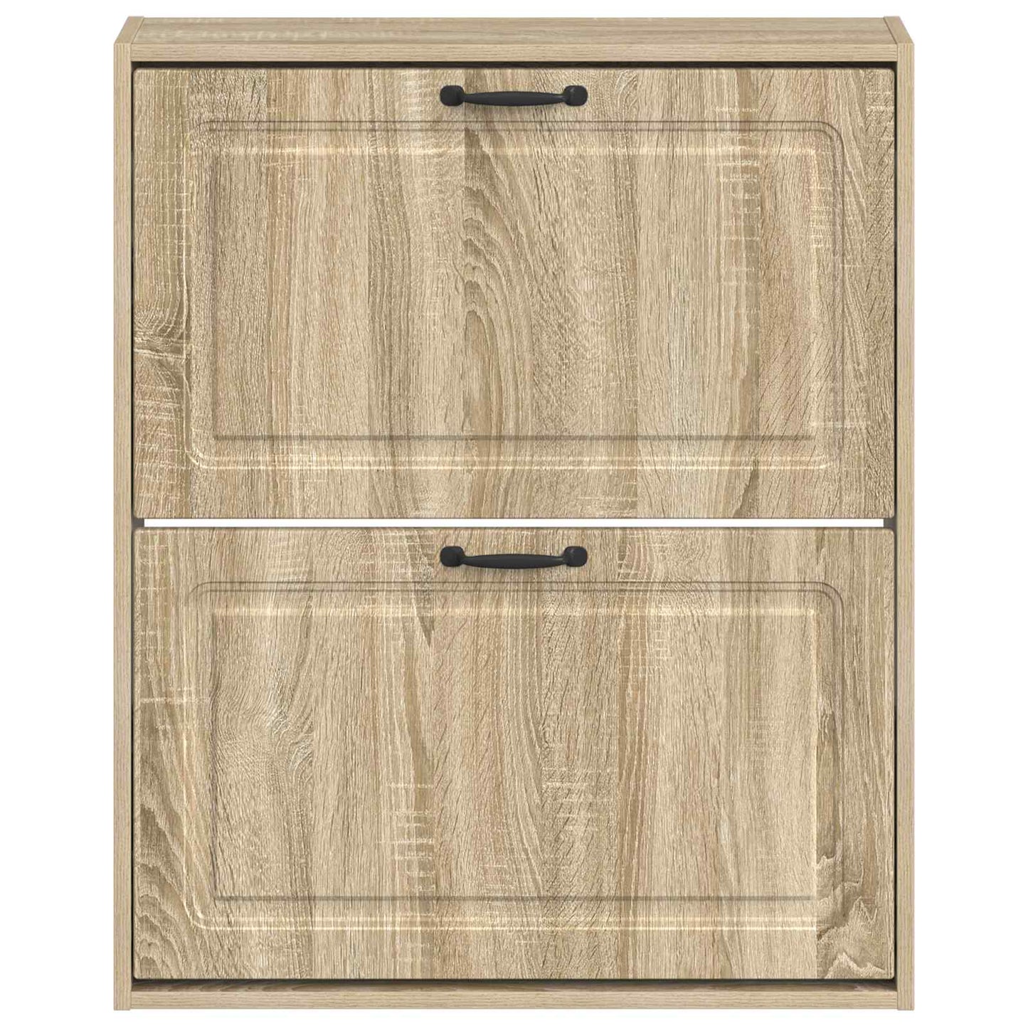 vidaXL Wall-Mounted Shoe Cabinet UTRECHT 71 x 17 x 86 cm Sonoma Oak
