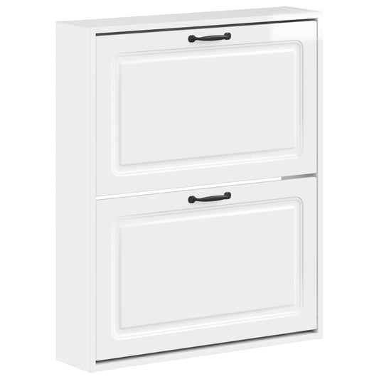 vidaXL Wall-Mounted Shoe Cabinet UTRECHT 71 x 17 x 86 cm