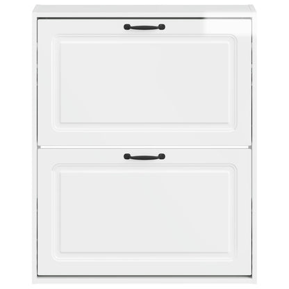 vidaXL Wall-Mounted Shoe Cabinet UTRECHT 71 x 17 x 86 cm