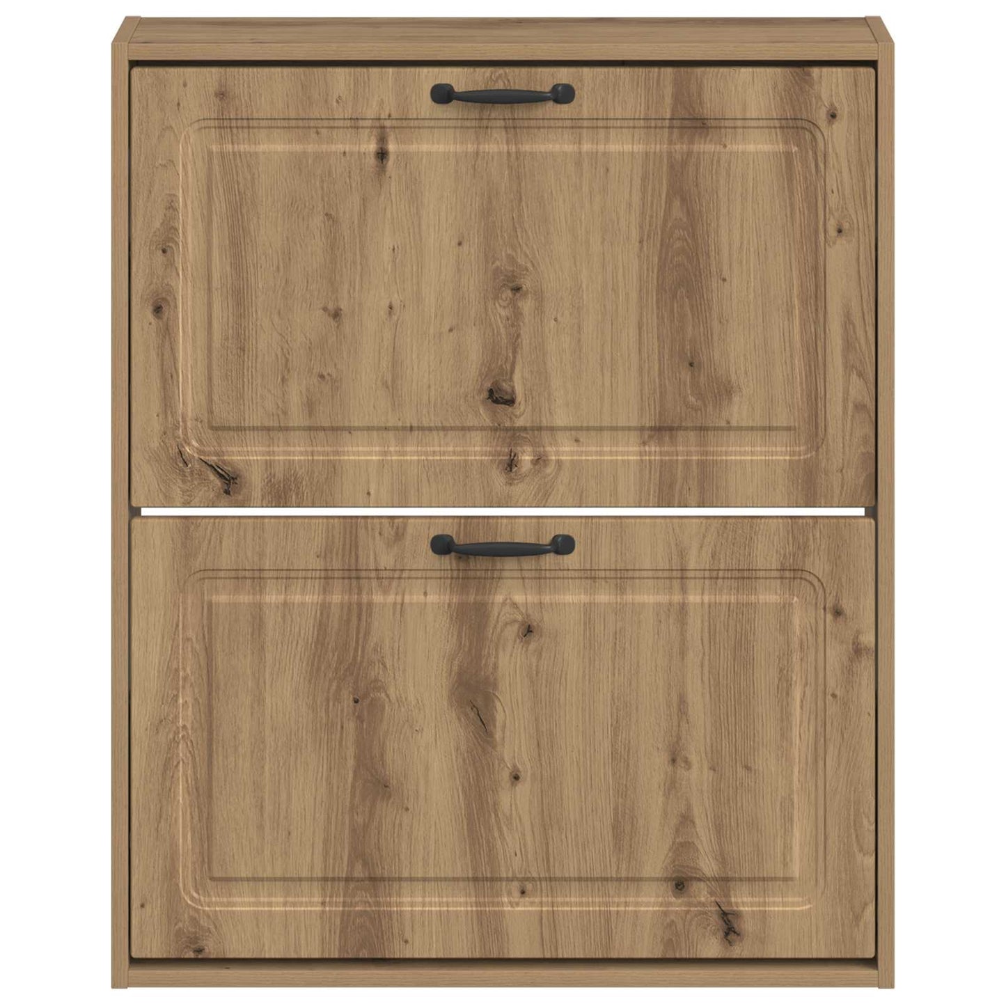 vidaXL Wall-Mounted Shoe Cabinet UTRECHT 71 x 17 x 86 cm Artisan Oak