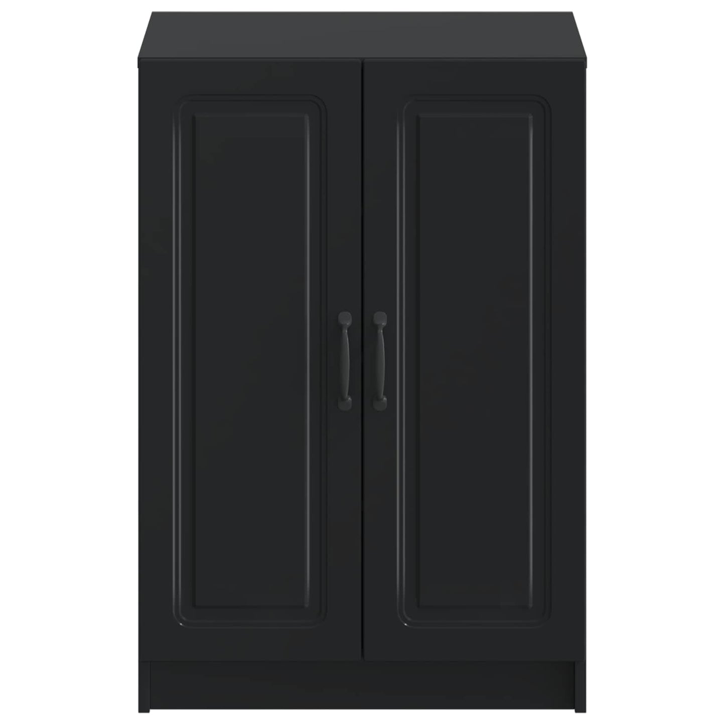 vidaXL Shoe Cabinet UTRECHT 59.5 x 39.5 x 87 cm Engineered Wood Black