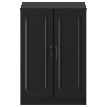 vidaXL Shoe Cabinet UTRECHT 59.5 x 39.5 x 87 cm Engineered Wood Black