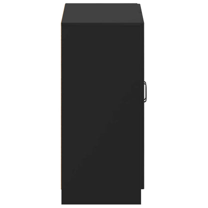 vidaXL Shoe Cabinet UTRECHT 59.5 x 39.5 x 87 cm Engineered Wood Black
