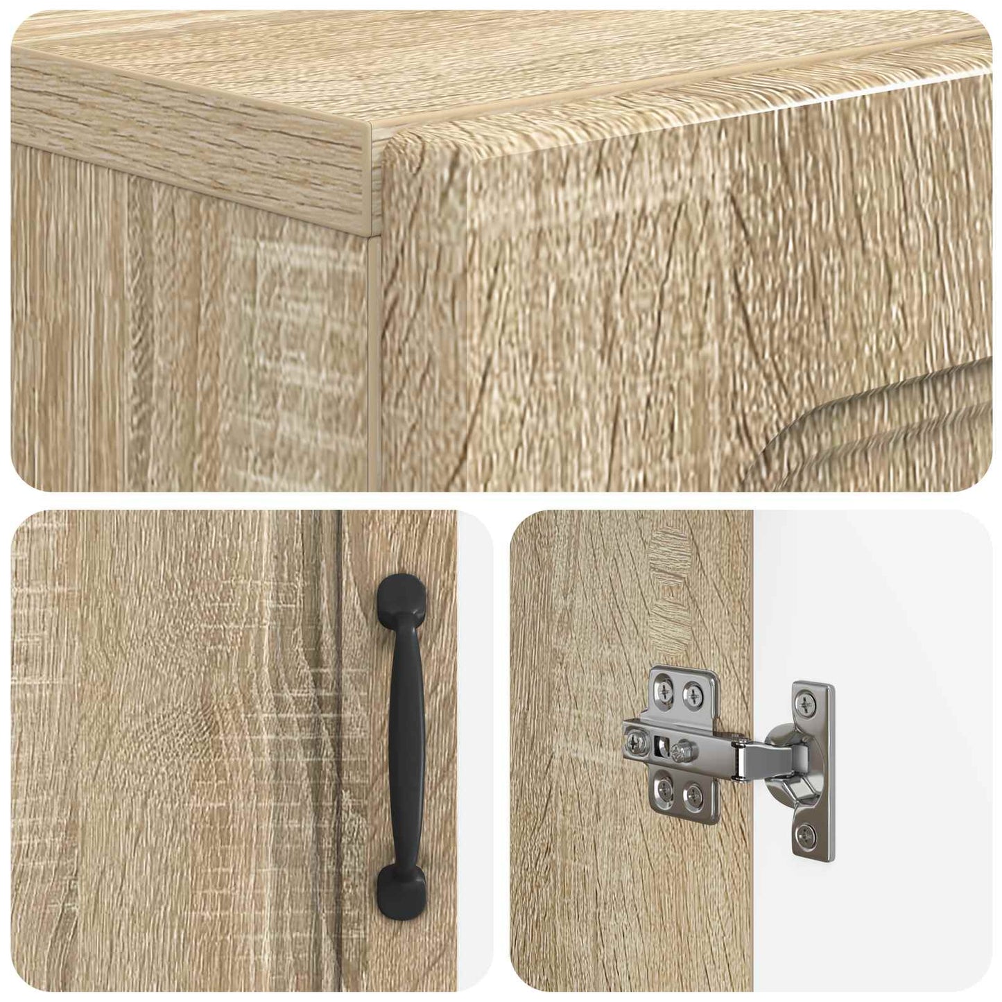 vidaXL Shoe Cabinet UTRECHT 59.5 x 39.5 x 87 cm Engineered Wood