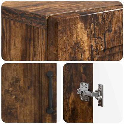 vidaXL Shoe Cabinet UTRECHT 59.5 x 39.5 x 87 cm Engineered Wood