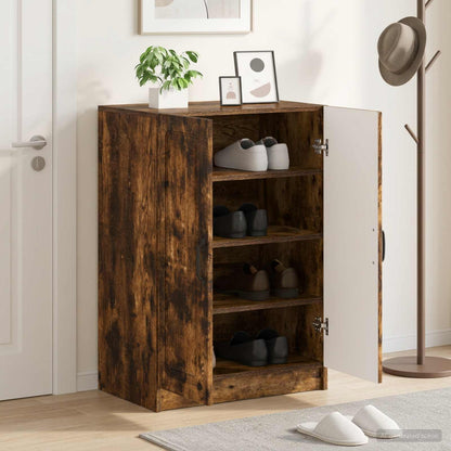 vidaXL Shoe Cabinet UTRECHT 59.5 x 39.5 x 87 cm Engineered Wood