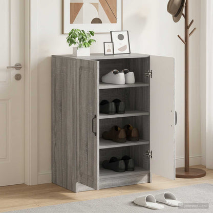 vidaXL Shoe Cabinet UTRECHT 59.5 x 39.5 x 87 cm Engineered Wood