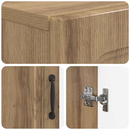 vidaXL Shoe Cabinet UTRECHT 59.5 x 39.5 x 87 cm Engineered Wood