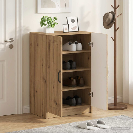 vidaXL Shoe Cabinet UTRECHT 59.5 x 39.5 x 87 cm Engineered Wood
