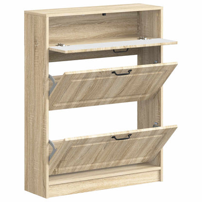 vidaXL Shoe Cabinet UTRECHT 78 x 24 x 100 cm Engineered Wood
