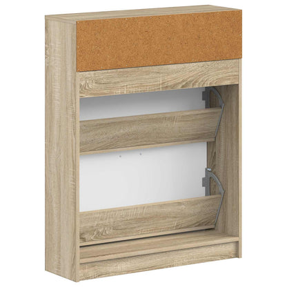 vidaXL Shoe Cabinet UTRECHT 78 x 24 x 100 cm Engineered Wood