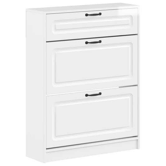 vidaXL Shoe Cabinet UTRECHT 78 x 24 x 100 cm Engineered Wood