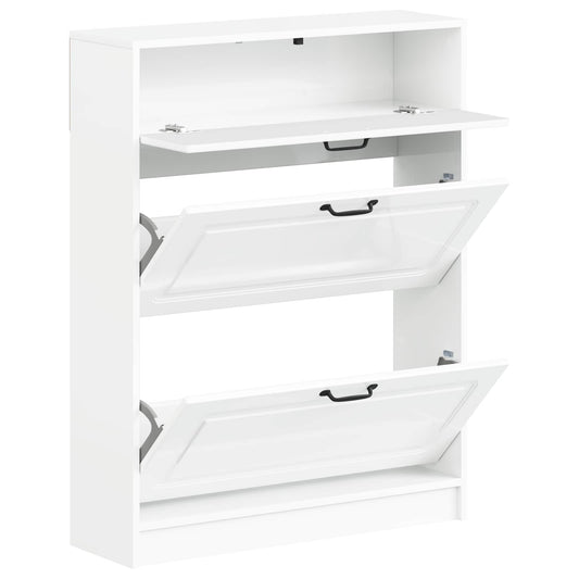 vidaXL Shoe Cabinet UTRECHT 78 x 24 x 100 cm Engineered Wood