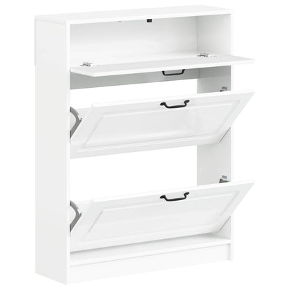 vidaXL Shoe Cabinet UTRECHT 78 x 24 x 100 cm Engineered Wood