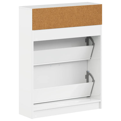 vidaXL Shoe Cabinet UTRECHT 78 x 24 x 100 cm Engineered Wood