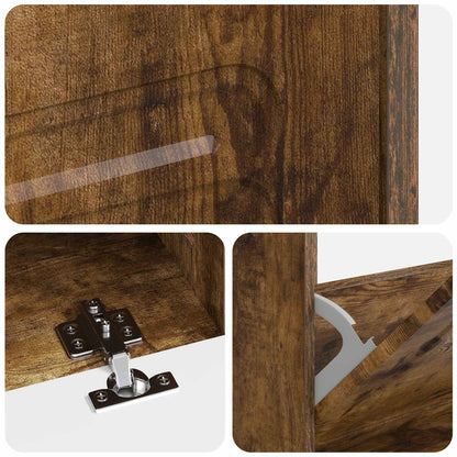 vidaXL Shoe Cabinet UTRECHT 78 x 24 x 100 cm Engineered Wood
