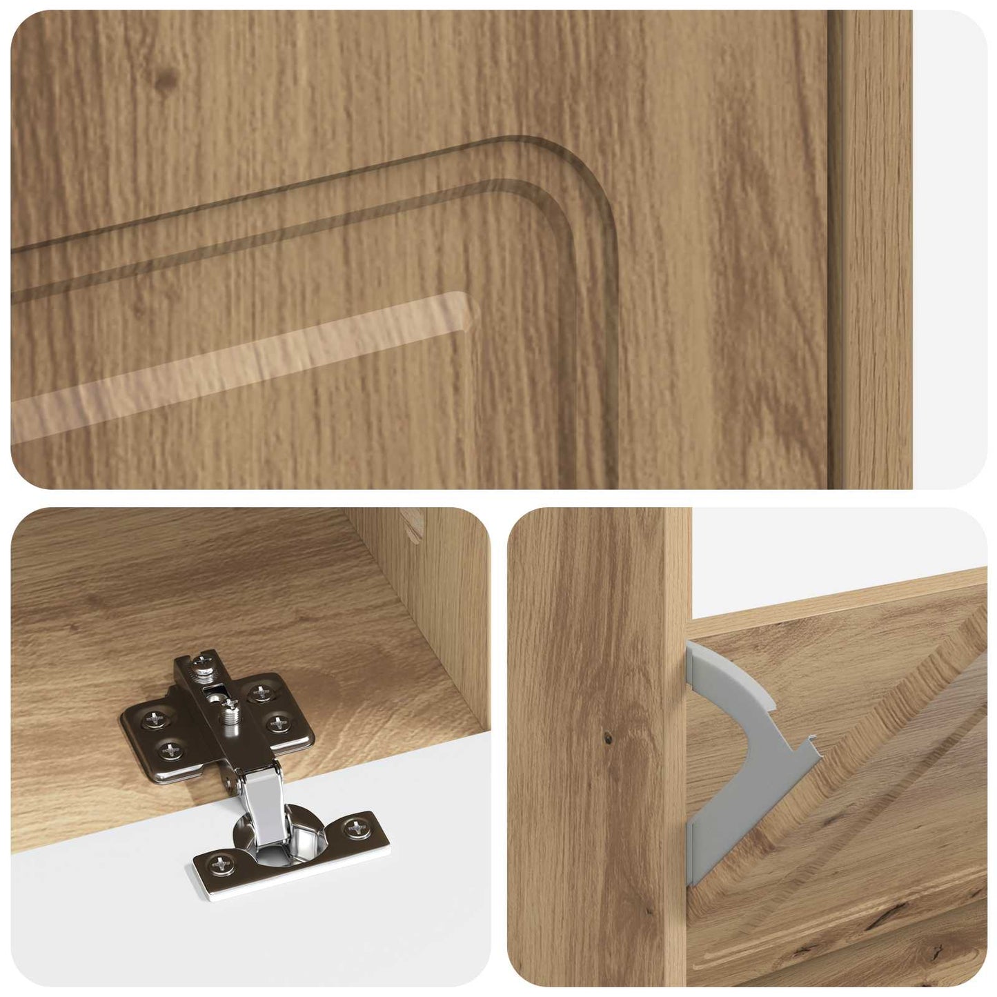 vidaXL Shoe Cabinet UTRECHT 78 x 24 x 100 cm Engineered Wood