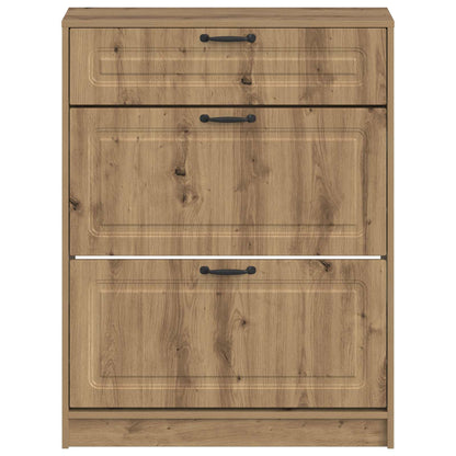 vidaXL Shoe Cabinet UTRECHT 78 x 24 x 100 cm Engineered Wood
