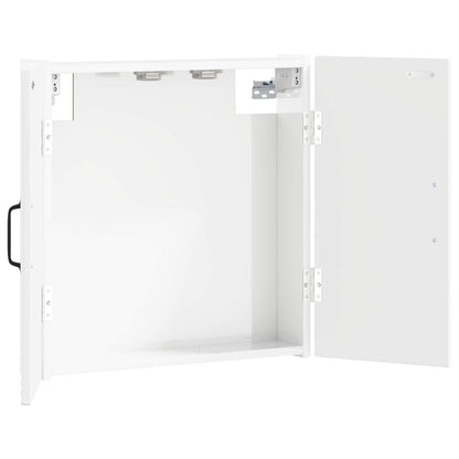 vidaXL Dartboard Cabinet UTRECHT High Gloss White Engineered Wood