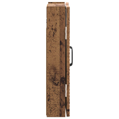 vidaXL Dartboard Cabinet UTRECHT Old Wood 52.5 x 10.5 x 53.5 cm