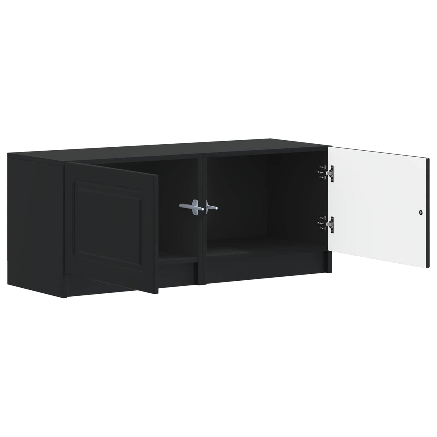 vidaXL TV Cabinet Black Engineered Wood