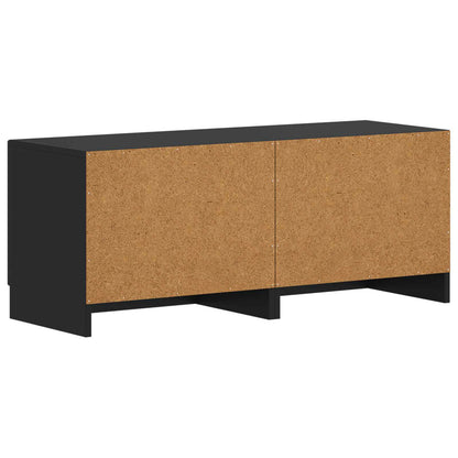 vidaXL TV Cabinet Black Engineered Wood