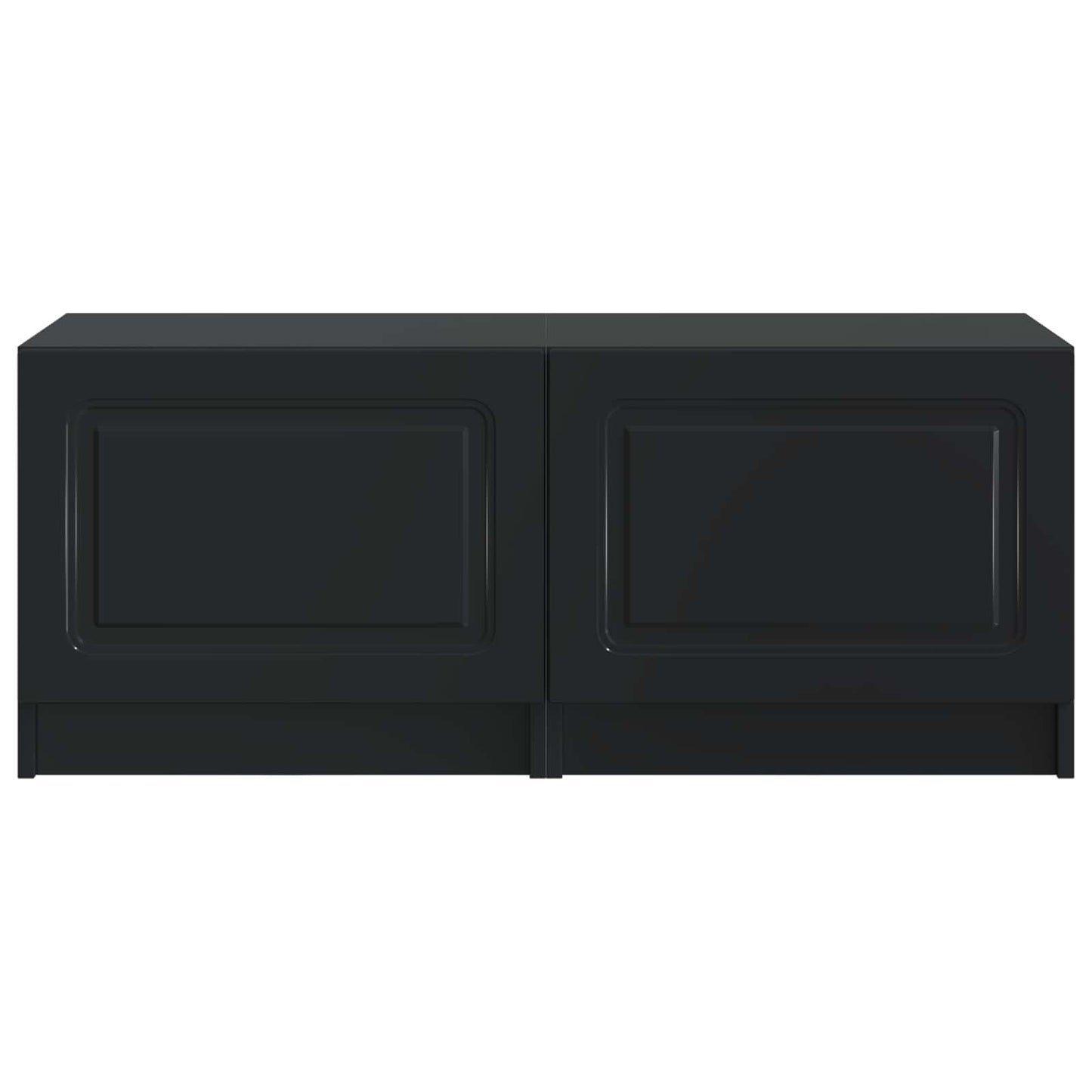 vidaXL TV Cabinet Black Engineered Wood