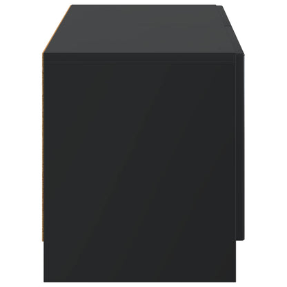 vidaXL TV Cabinet Black Engineered Wood