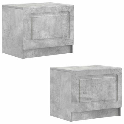 vidaXL TV Cabinet Concrete Grey Engineered Wood