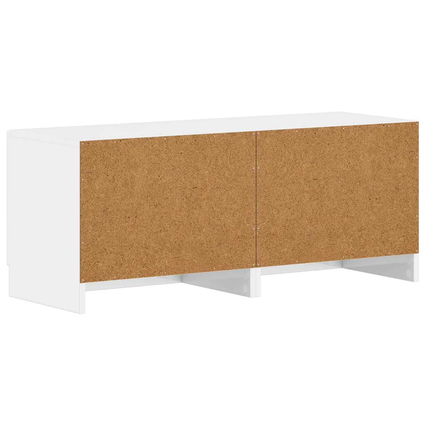 vidaXL TV Cabinet High Gloss White Engineered Wood