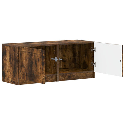 vidaXL TV Cabinet Smoked Oak Engineered Wood