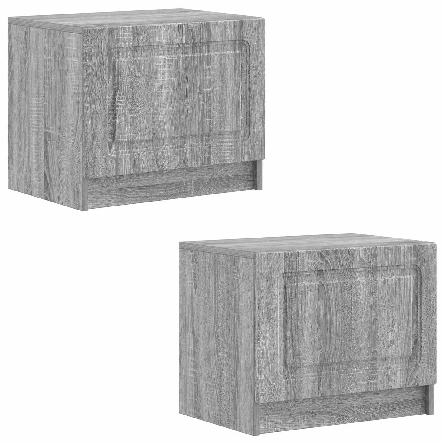 vidaXL TV Cabinet Grey Sonoma Engineered Wood