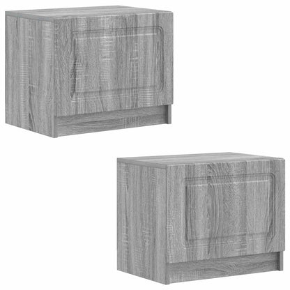 vidaXL TV Cabinet Grey Sonoma Engineered Wood